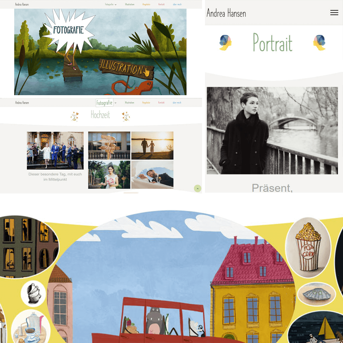 Impression Website Andreahansen