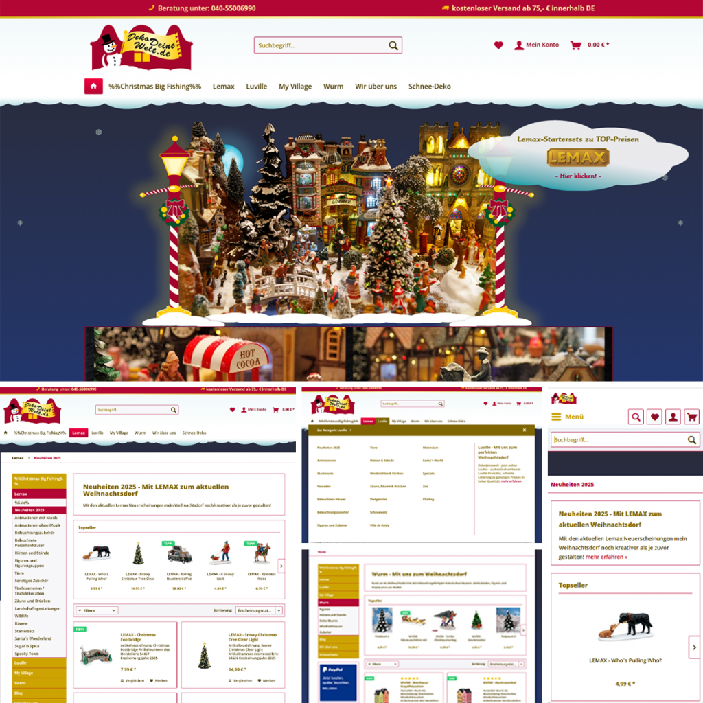 Impression Website Dedodeinewelt