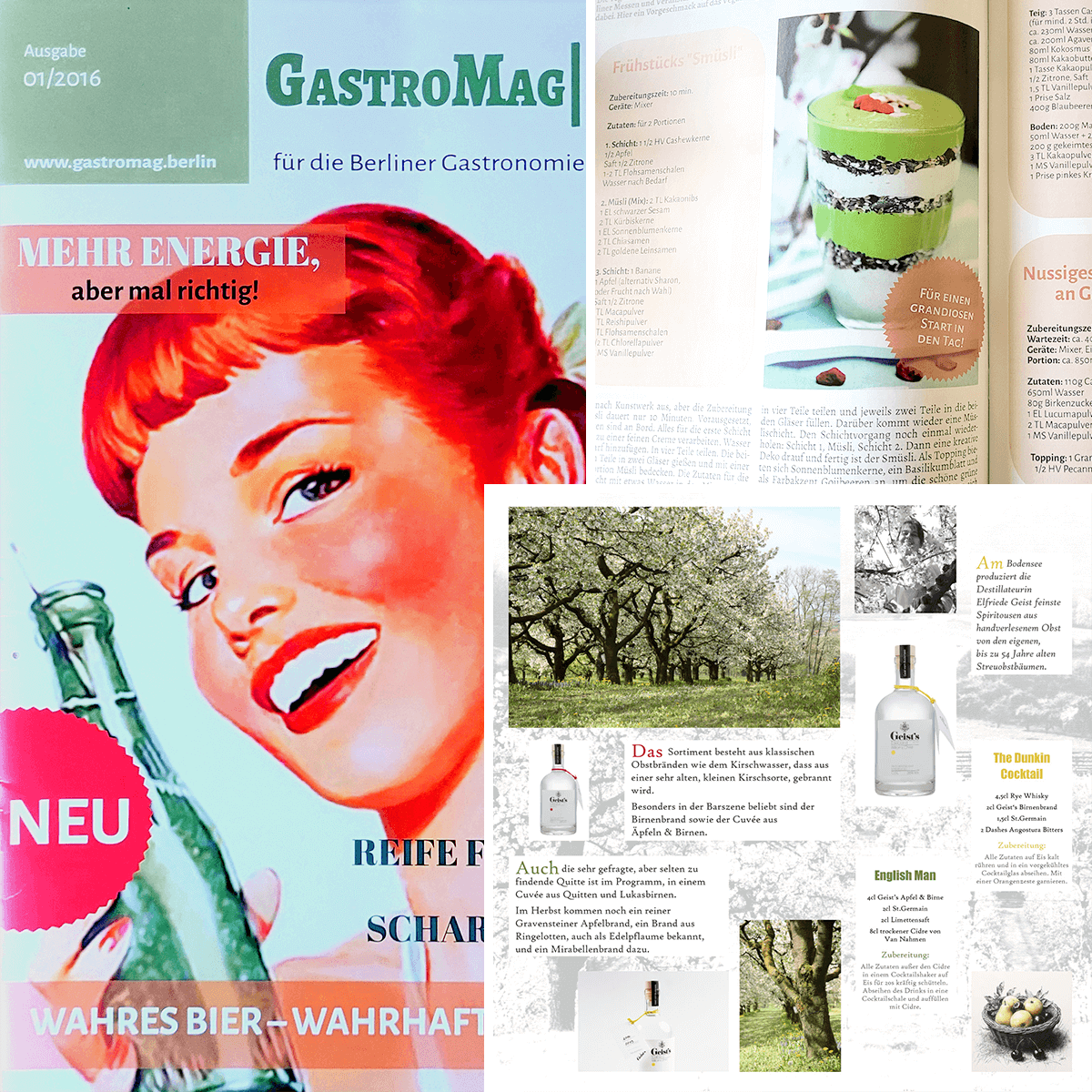 Impresssion Printmaterial Gastromagazin