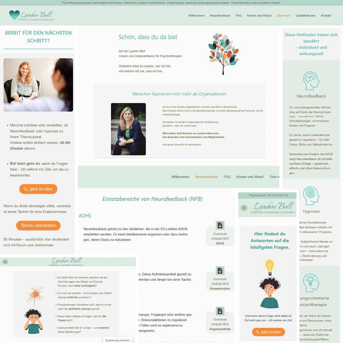 Impression Website Lyubov Boll