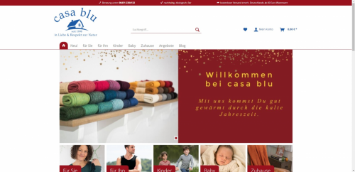 Nachhaltige Naturmode casa blu