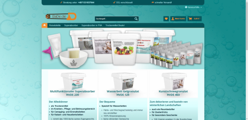 Wasserspeicher-Granulat Kunstschnee ElaDe.de